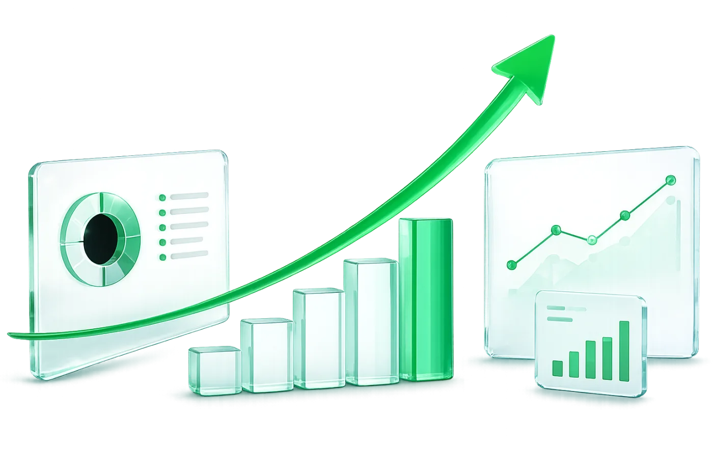 Gráfico de crecimiento de trading de IA de Quantora Invest